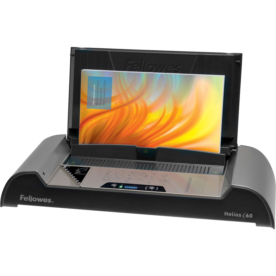 Image of Fellowes® Helios 60 Thermal Binding Machine, 600 Sheets, 20.88 X 9.44 X 3.94, Platinum/graphite
