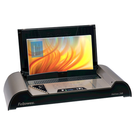Image of Fellowes® Helios 60 Thermal Binding Machine, 600 Sheets, 20.88 X 9.44 X 3.94, Platinum/graphite