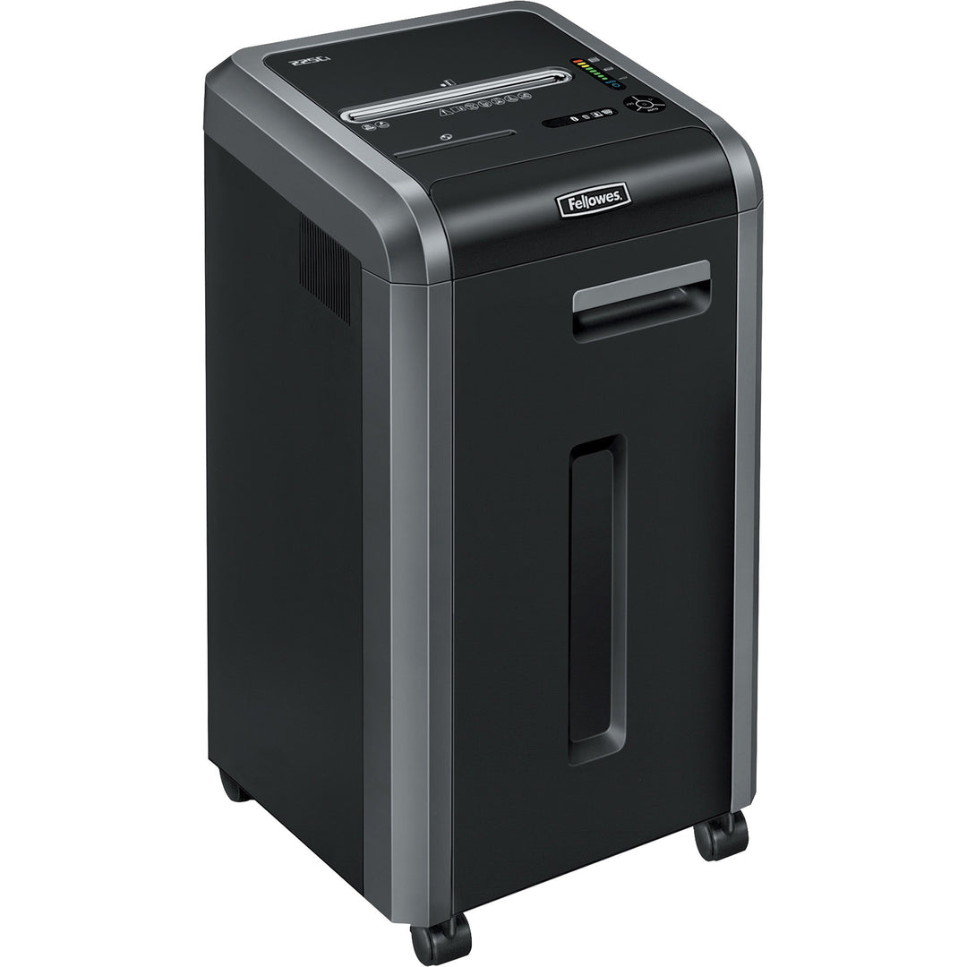 Image of Fellowes® Powershred 225ci 100% Jam Proof Cross-Cut Shredder, 22 Manual Sheet Capacity
