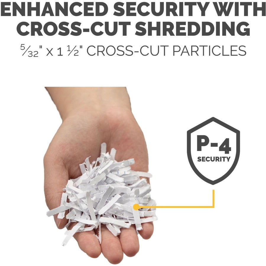 Image of Fellowes® Powershred 225ci 100% Jam Proof Cross-Cut Shredder, 22 Manual Sheet Capacity