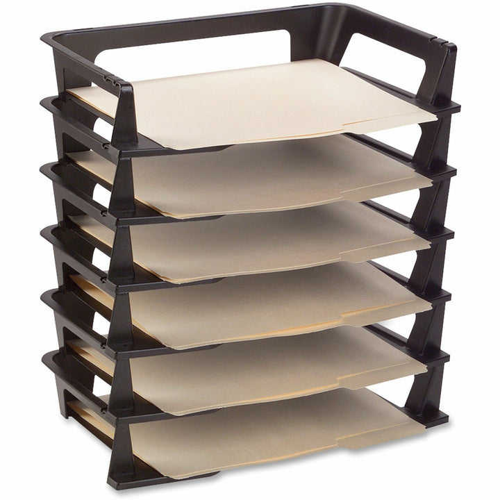 Image of Rubbermaid 86028 Regeneration Stacking Letter Trays