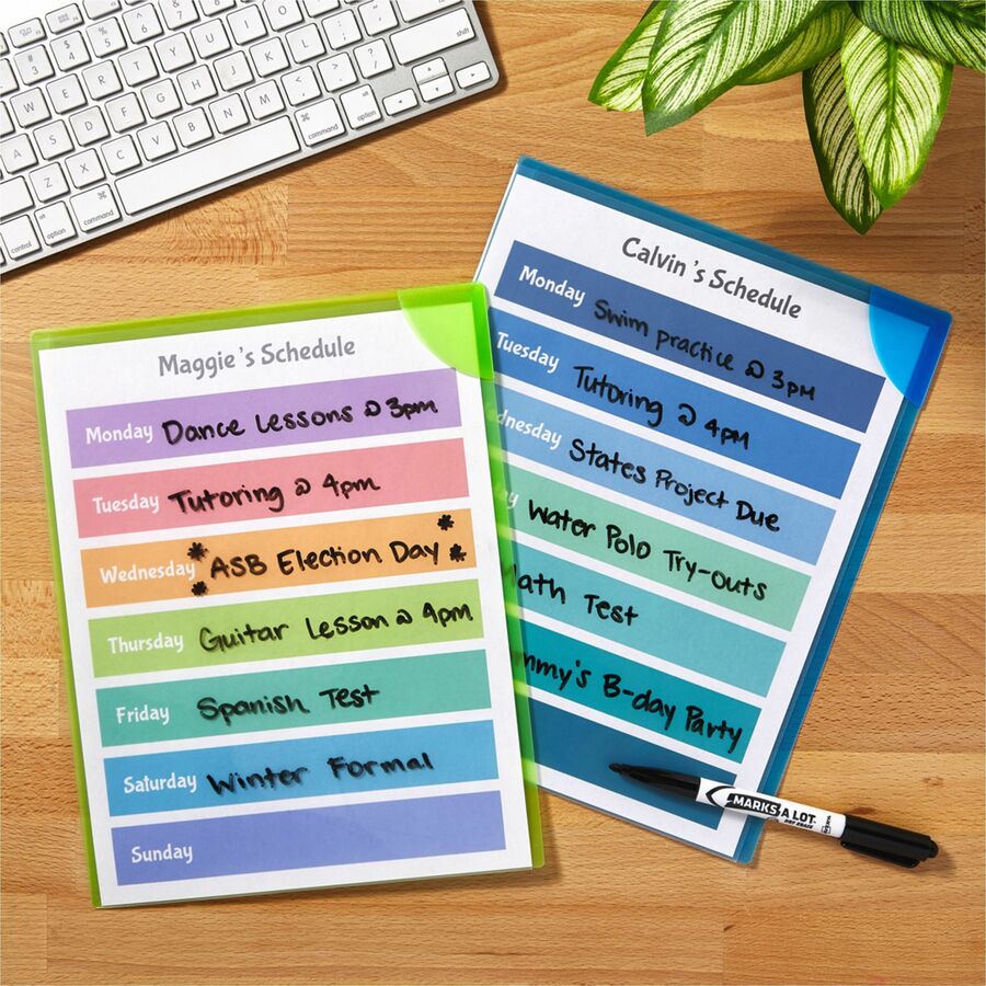 Image of Avery® Marks A Lot Marks-A-Lot 29860 Marks A Lot Dry Erase Markers, Pen-Style, 24 Assorted Markers