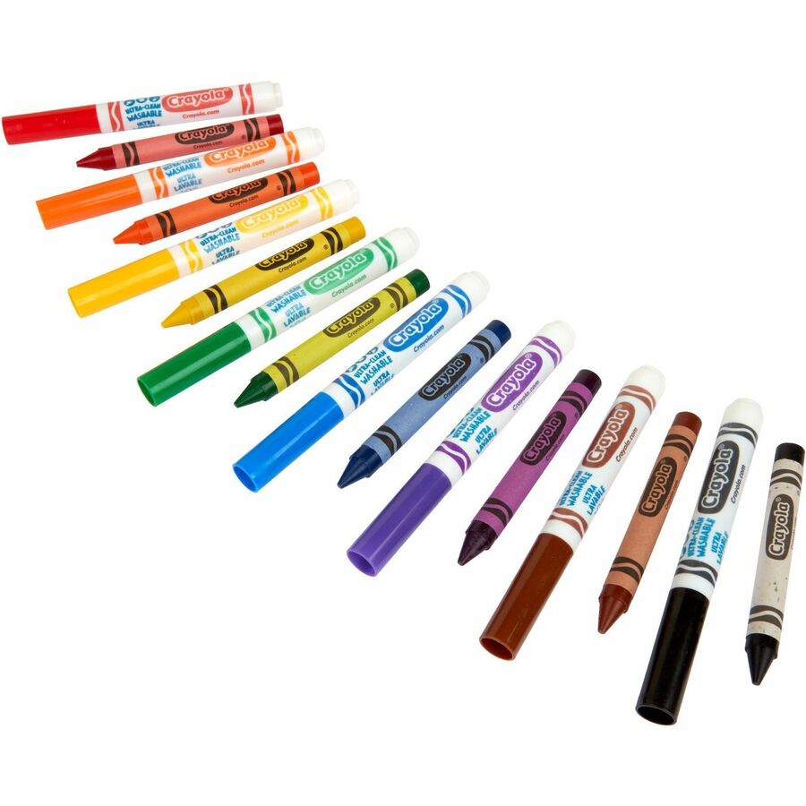 Image of Crayola® Crayon And Ultra-Clean Washable Marker Classpack, 8 Colors, 128 Each Crayons/markers, 256/box
