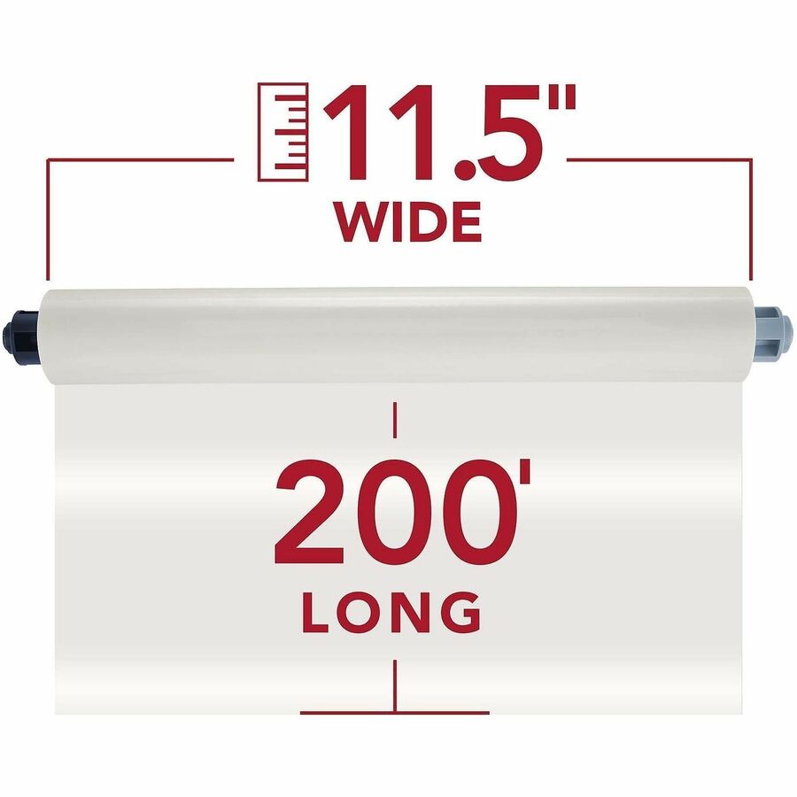 Image of GBC® Sprint Ezload Film, 3 Mil, 11.5" X 200 Ft, Gloss Clear, 2/box