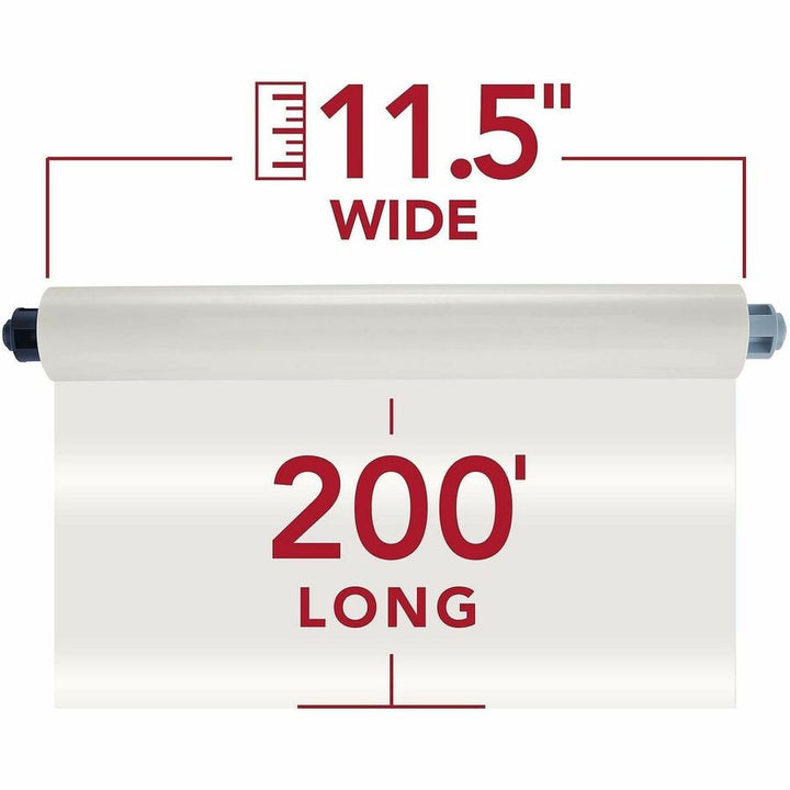 Image of GBC® Sprint Ezload Film, 3 Mil, 11.5" X 200 Ft, Gloss Clear, 2/box