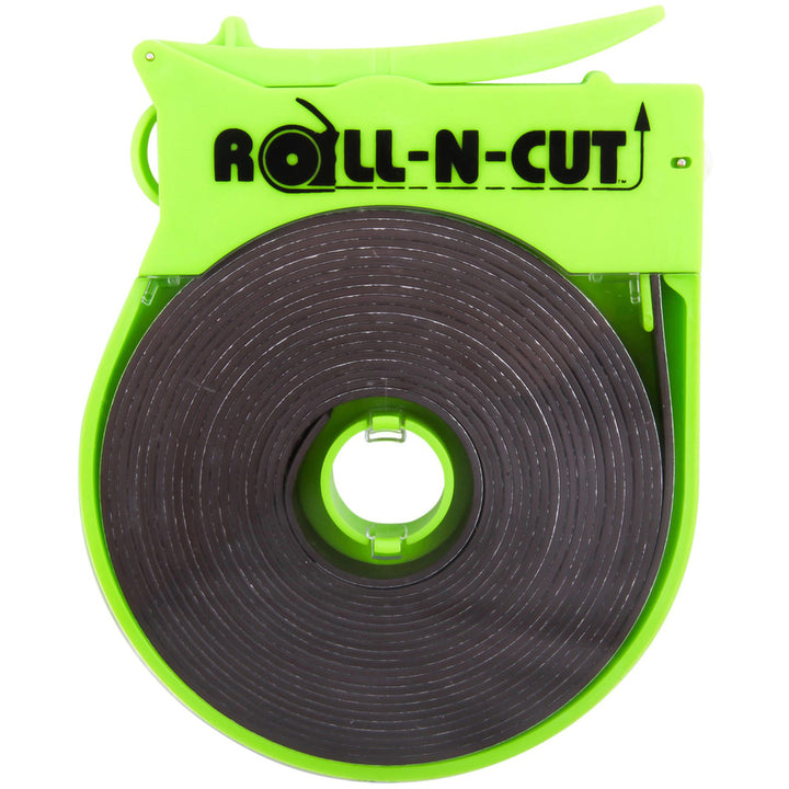 Image of Baumgartens® Magnetic Tape Roll,w/Dispenser,1/2"x15',BK Tape/GN Dispenser