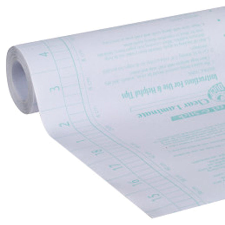 Image of Duck Brand 1115016 Brand Peel & Stick Laminate Roll, Laminating Pouch/Sheet Size: 18" W x 24 ft Length, Acid-free, Clear, 1 Roll