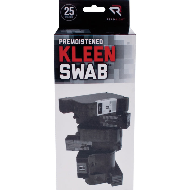 Image of Read Right® Kleenswabs Printer Cleaner Swabs, 25/box