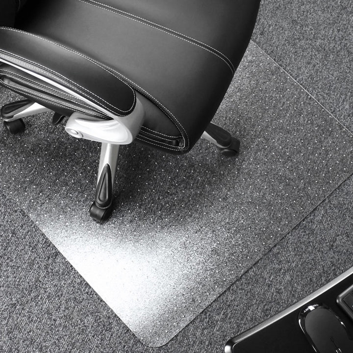Image of Floortex® Chairmat, High Pile, Poly, Rectangular, 48"x53", Clear