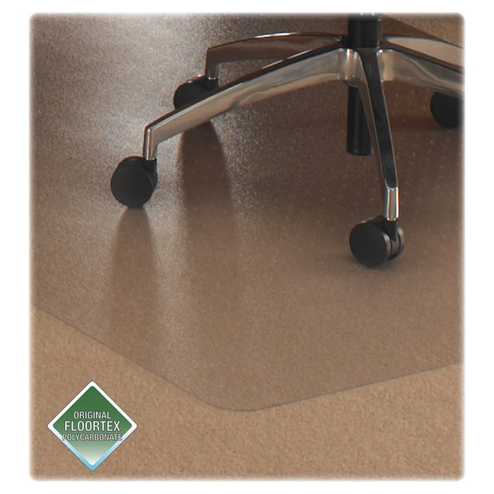 Image of Floortex® Chairmat, High Pile, Poly, Rectangular, 48"x60", Clear