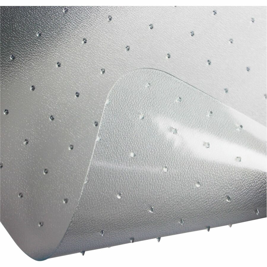 Image of Floortex® Chairmat, High Pile, Poly, Rectangular, 47"x35", Clear