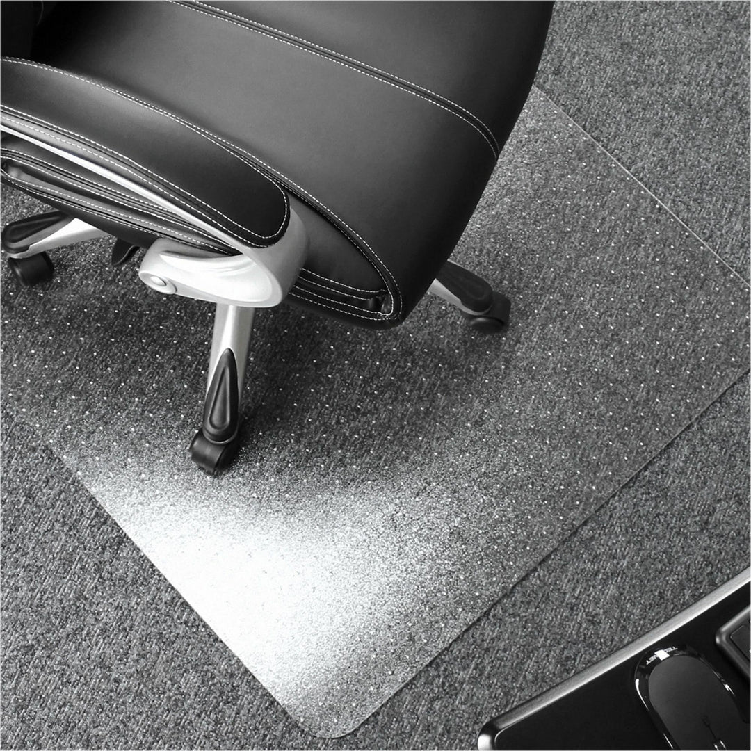 Image of Floortex® Chairmat, High Pile, Poly, Rectangular, 47"x35", Clear