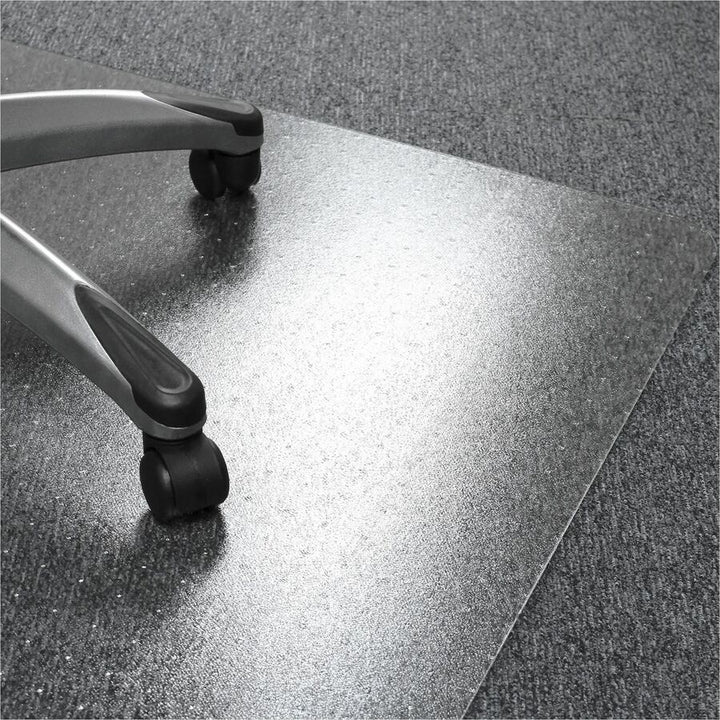 Image of Floortex® Chairmat, High Pile, Poly, Rectangular, 47"x35", Clear