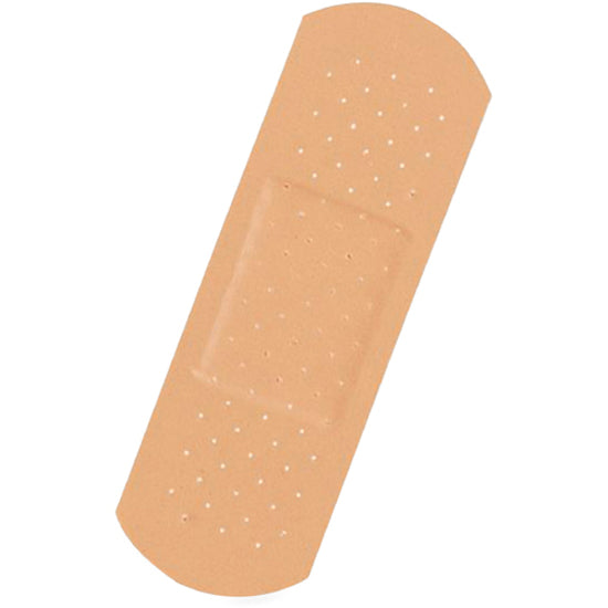 Image of Medline Bandages,Self,Adhesive,Plastic,1"x3",100/BX,Brown
