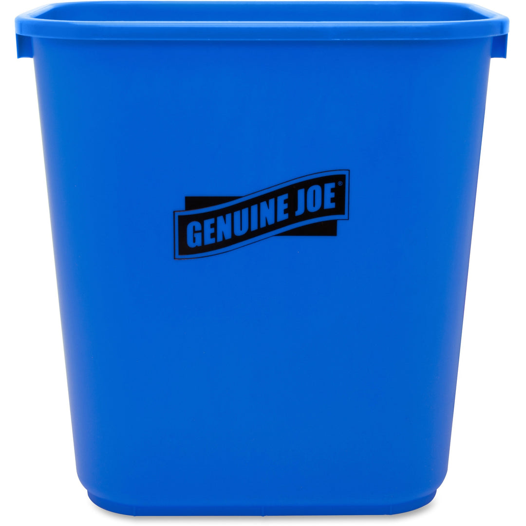 Image of Genuine Joe Recycling Wastebasket, 28-1/2 Quart, 14-1/2"x10-1/2"x15", BE