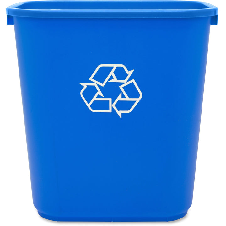 Image of Genuine Joe Recycling Wastebasket, 28-1/2 Quart, 14-1/2"x10-1/2"x15", BE