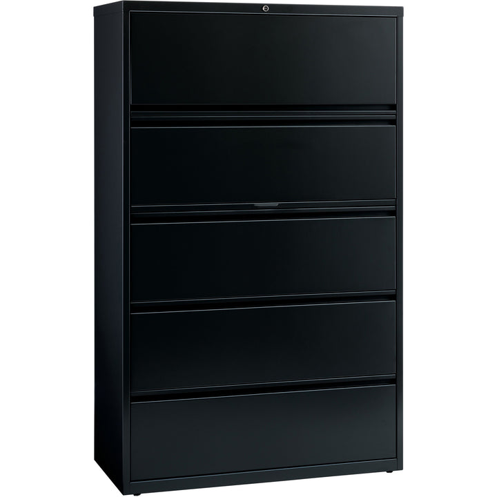 Image of Lorell Lateral File,5-Drawer,42"x18-5/8"x67-5/8",Black