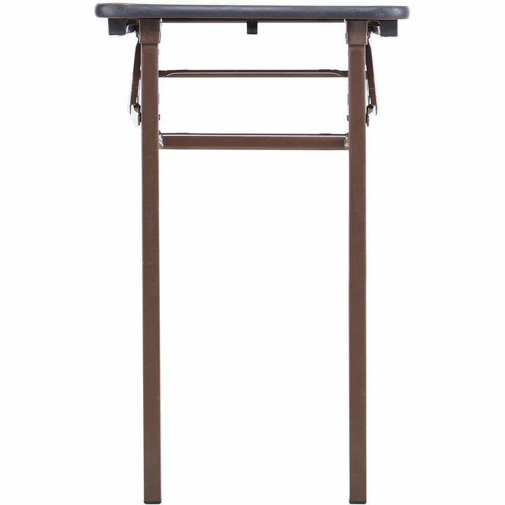 Image of Lorell Folding Table, 48"x24"x29", Mahogany