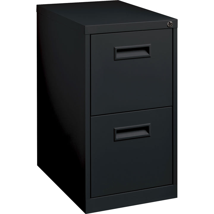 Image of Lorell Mobile Pedestal, Recessed Pull, F/F, 15"x22-7/8"x28", Black
