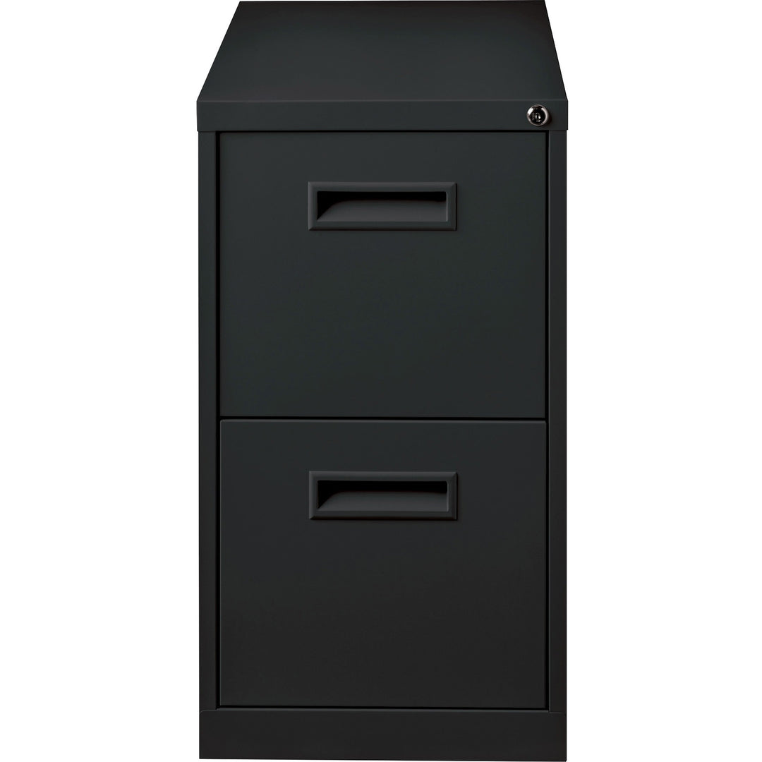 Image of Lorell Mobile Pedestal, Recessed Pull, F/F, 15"x22-7/8"x28", Black