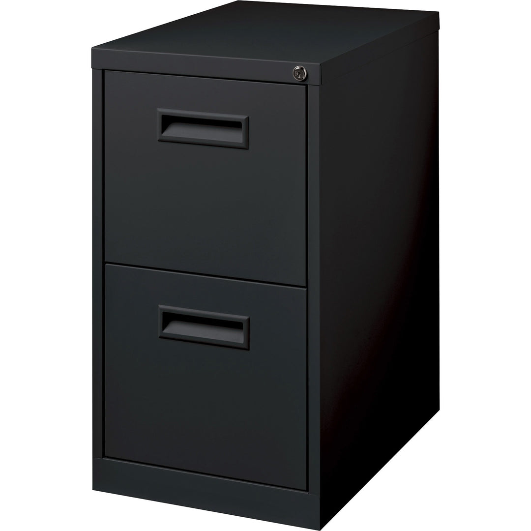 Image of Lorell Mobile Pedestal, Recessed Pull, F/F, 15"x22-7/8"x28", Black