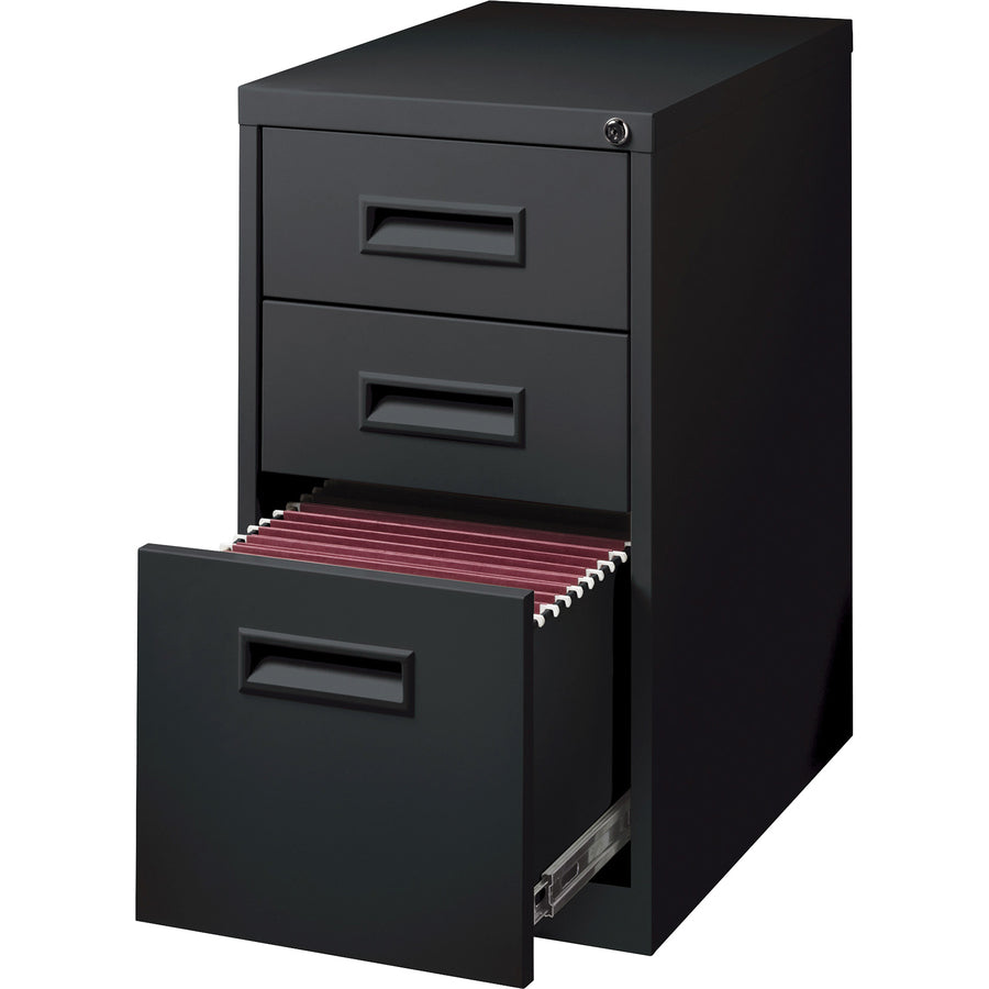 Image of Lorell Mobile Pedestal, B/B/F,15"x22"x27-3/4", Black