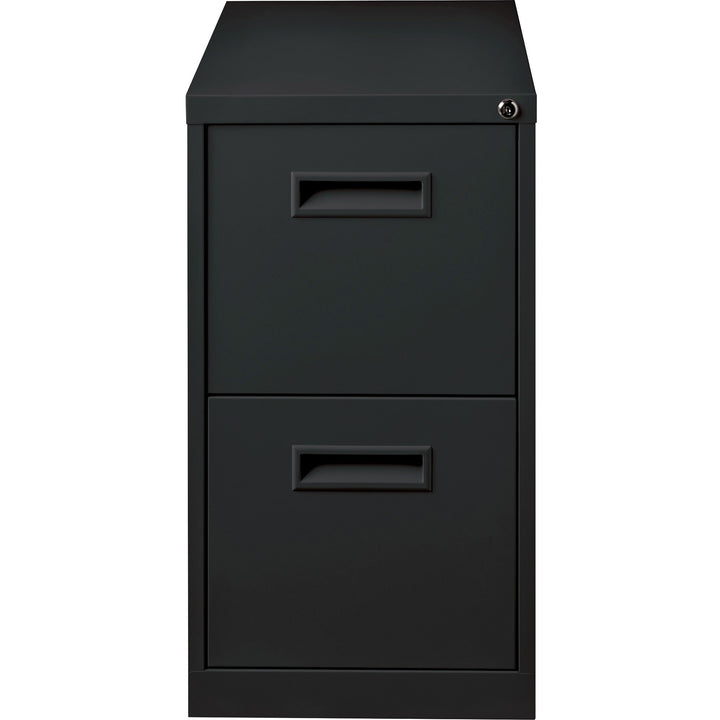 Image of Lorell Mobile Pedestal, Recessed Pull, F/F, 15"x19"x27-3/4", Black
