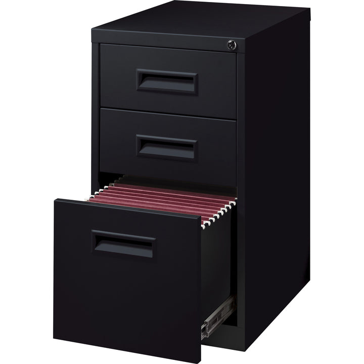Image of Lorell Mobile Pedestal, B/B/F,15"x19"x27-3/4", Black