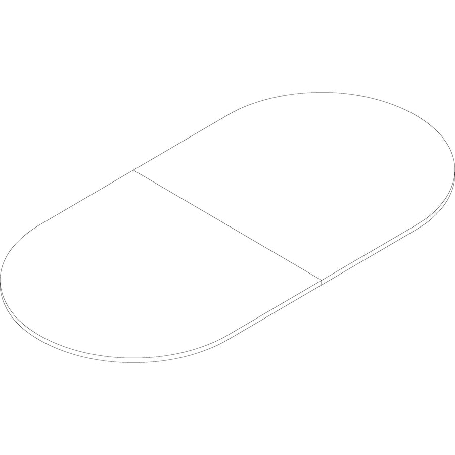 Image of Lorell 69150 Essentials Oval Conference Tabletop