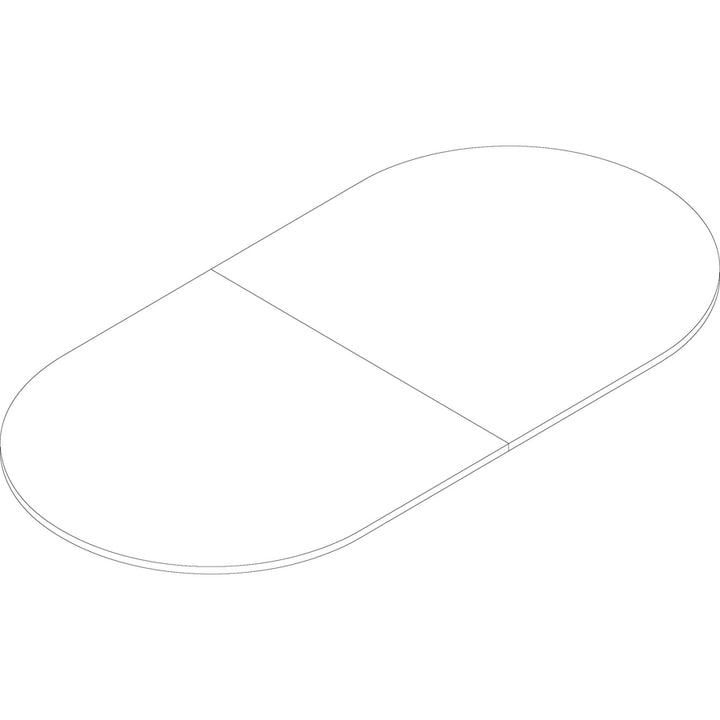Image of Lorell 69150 Essentials Oval Conference Tabletop