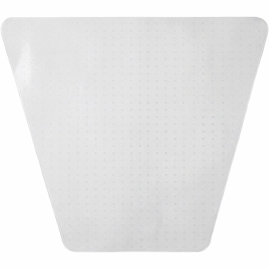 Image of Lorell 69156 Corner Workstation Chair Mat for Medium-Pile Carpet, 48" x 60"