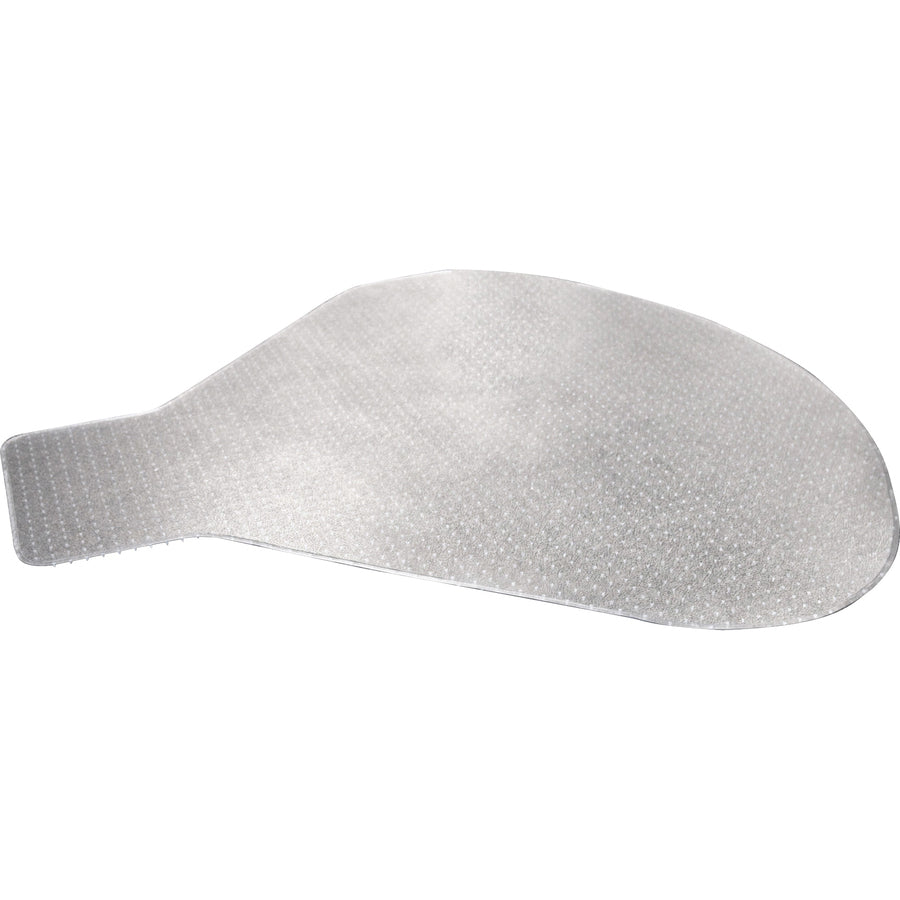 Image of Lorell L-Workstation Chairmat, Med. Pile,60"x66", Lip 20"x12", CL