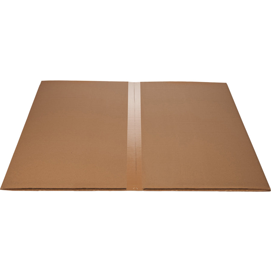 Image of Lorell L-Workstation Chairmat, Med. Pile,60"x66", Lip 20"x12", CL