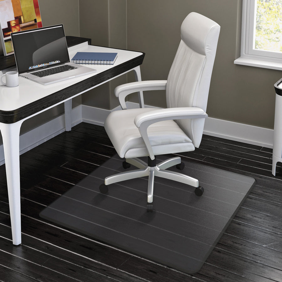 Image of Lorell Hard Floor Chairmat,Str Edge,46"x60",Wide Lip 25"x12",CL