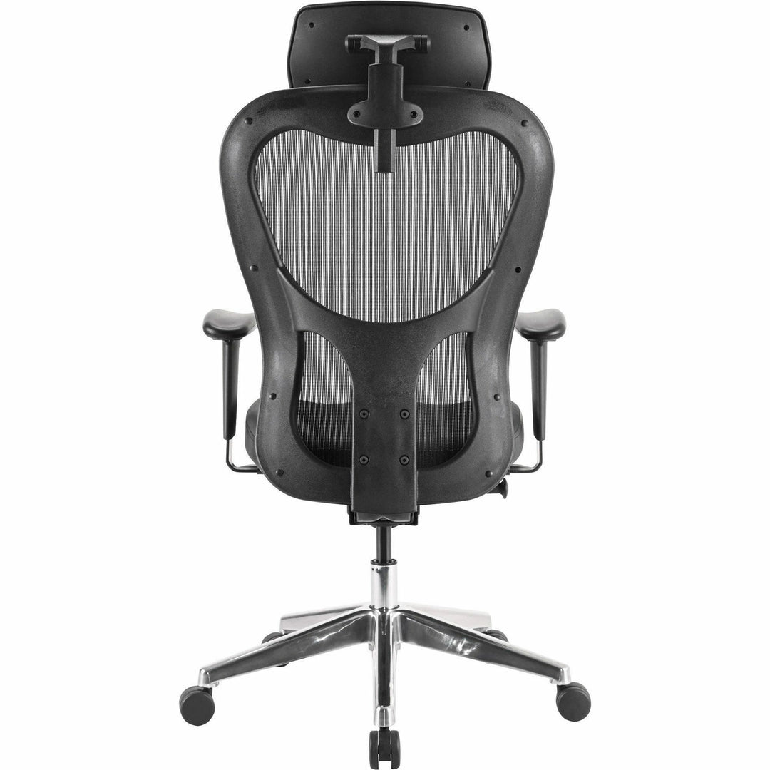 Image of Lorell Executive High-Back Chair, 24-7/8"x23-5/8"x52-7/8", Black