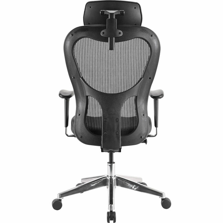 Image of Lorell Executive High-Back Chair, 24-7/8"x23-5/8"x52-7/8", Black