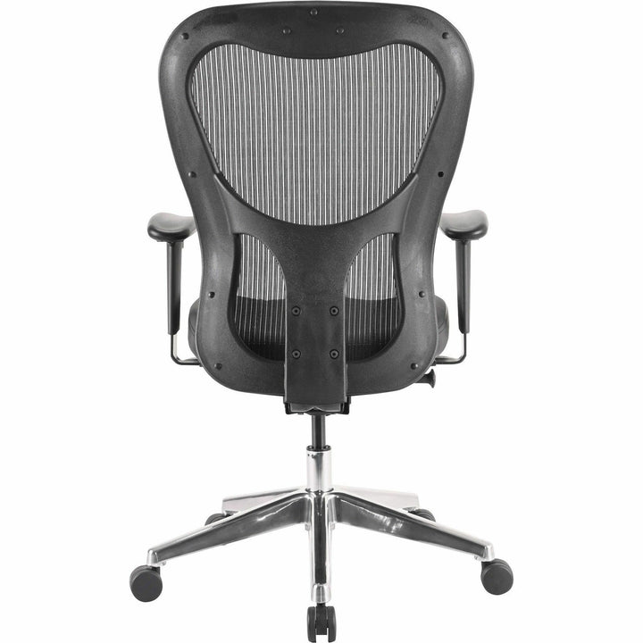 Image of Lorell Executive High-Back Chair, 24-7/8"x23-5/8"x44-1/8", Black
