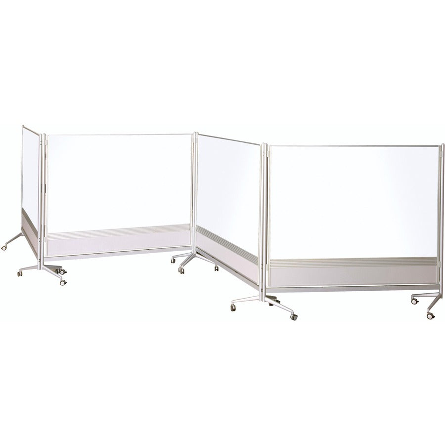 Image of Balt Inc. Mobile Partitions, Laminate, 76"x12"x74", White