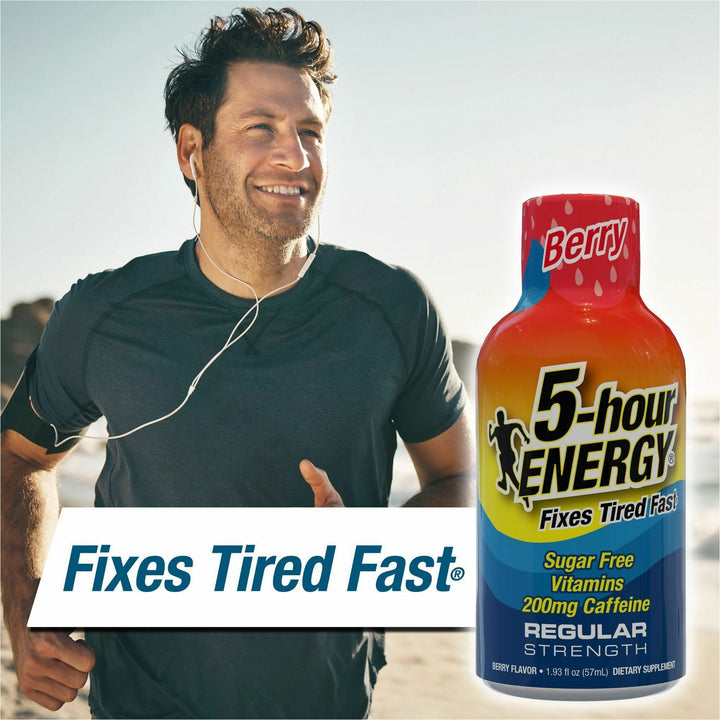 Image of 5-hour ENERGY® Five Hour Energy Drink, 2 oz., 12/PK, Berry Flavored