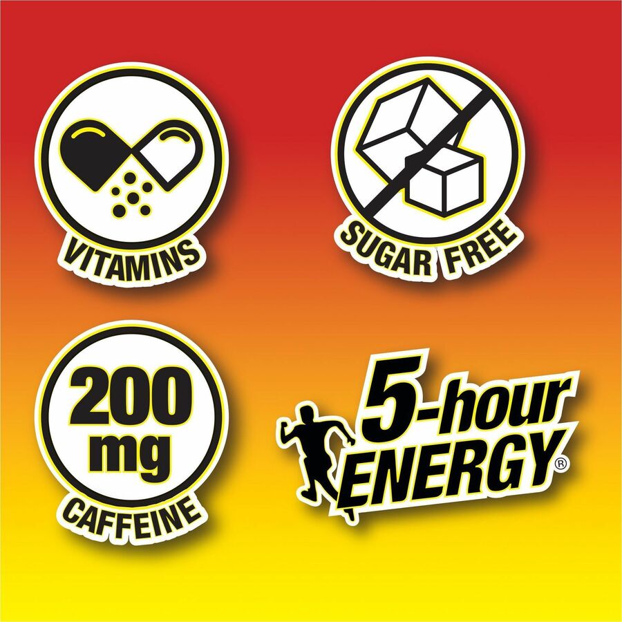 Image of 5-hour ENERGY® Five Hour Energy Drink, 2 oz., 12/PK, Berry Flavored