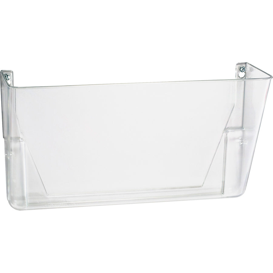 Image of Officemate Wall File, Letter, 13"x4-1/8"x7", Clear