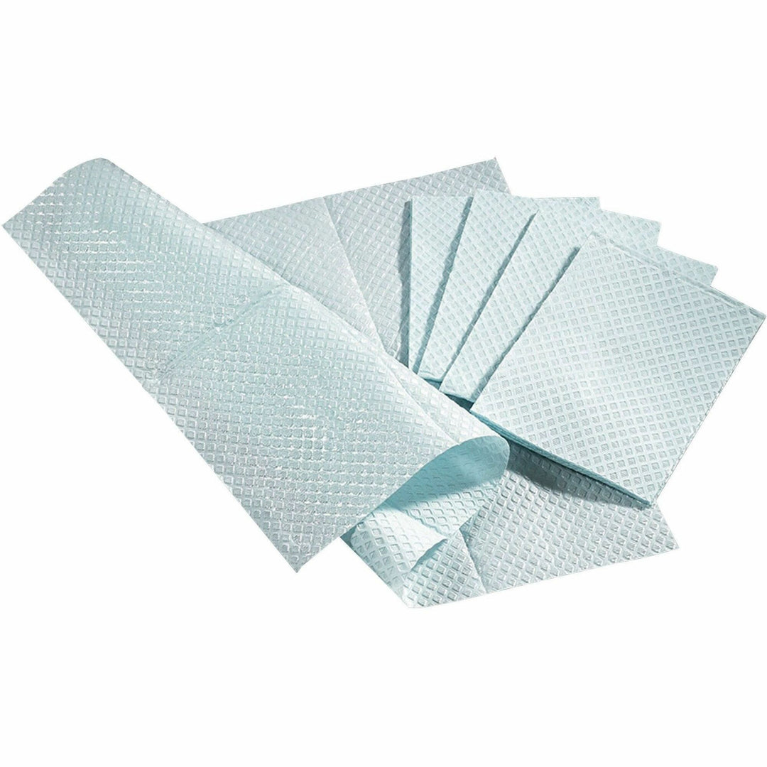 Image of Medline Pro Towels, Two-Ply, Poly-Backed, 13"x18", 500/BX, Blue