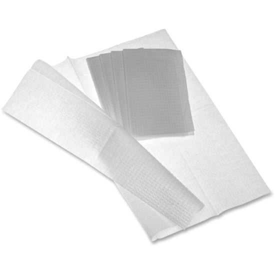 Image of Medline Pro Towels, Two-Ply, Poly-Backed, 13"x18", 500/BX, White