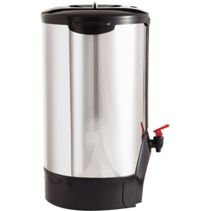 Image of Coffee Pro CP100 100-cup Commercial Urn/Coffeemaker, 100 Cup(s), Multi-serve, Stainless Steel, Plastic Body, 1 Each