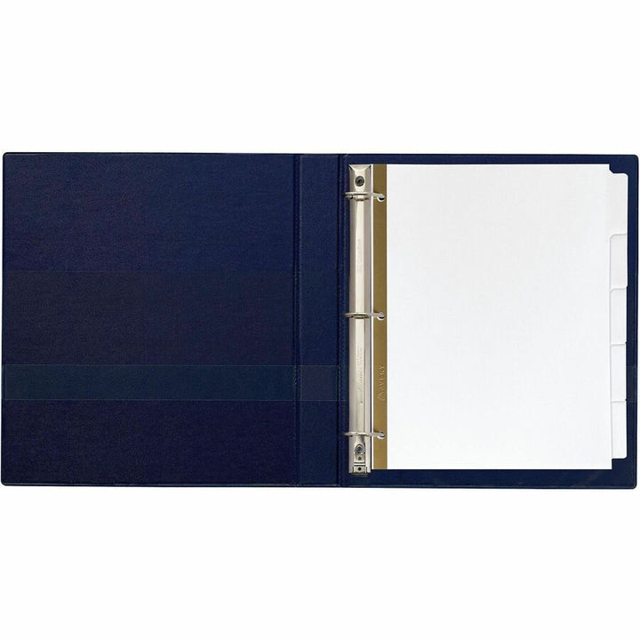 Image of Avery® Write and Erase Big Tab Paper Dividers, 5-Tab, 11 x 8.5, White, White Tabs, 1 Set
