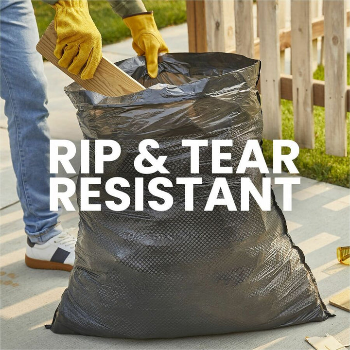 Image of Clorox® Trash Bags, Drawstring, 30 Gal, 25 Bags/Box, Black