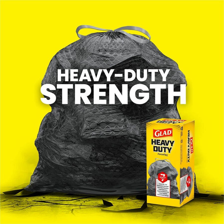 Image of Clorox® Trash Bags, Drawstring, 30 Gal, 25 Bags/Box, Black