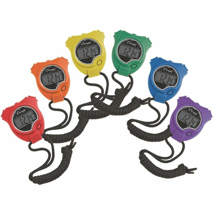 Image of Champion Sports 910SET Stop Watch Set, Sports, Digital, Quartz, 6 / Set