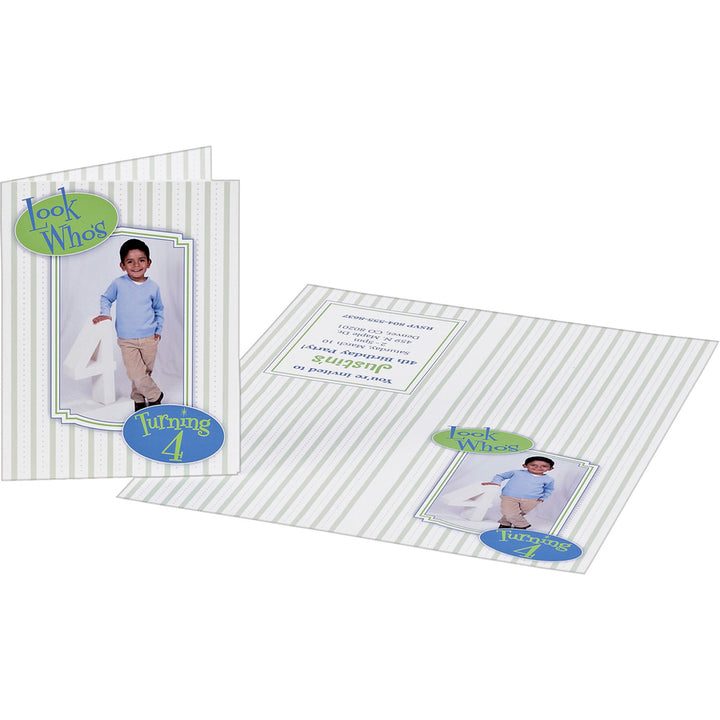 Image of Avery® Quarter-Fold Card, 4-1/4"x5-1/2", 20 Cards/PK, White