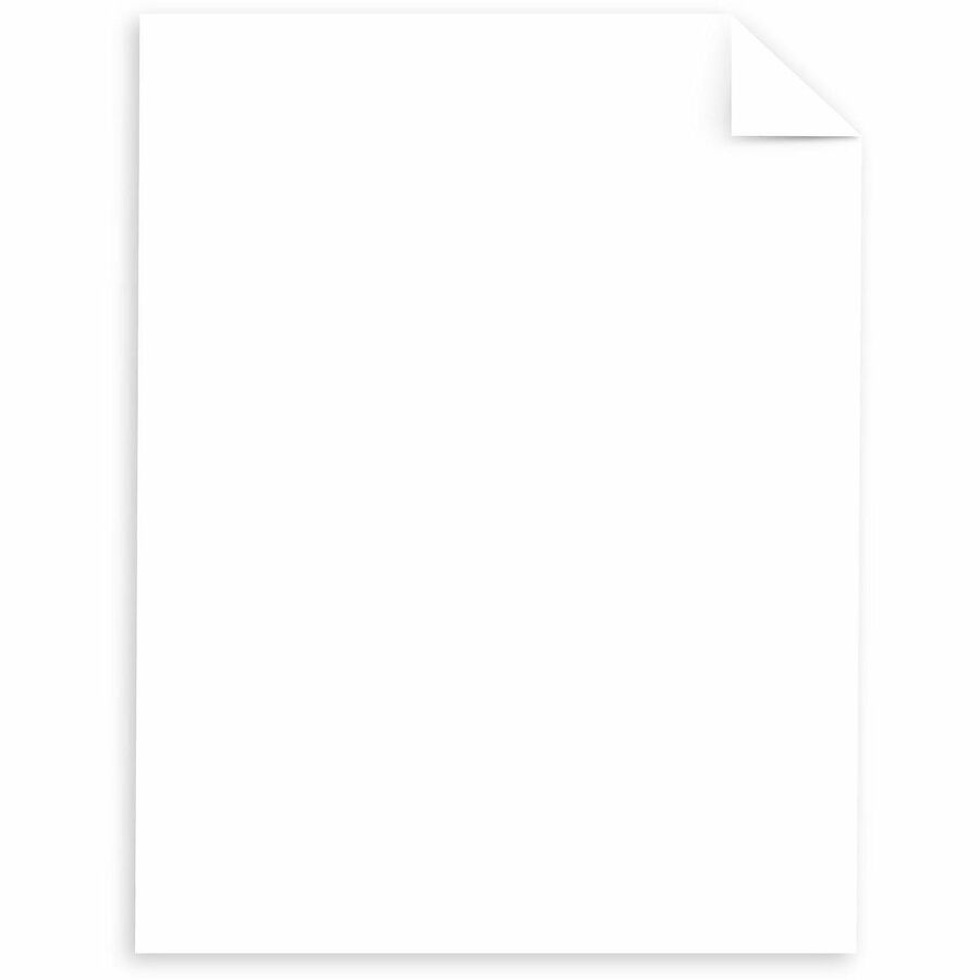 Image of Wausau Papers Cardstock Paper, 65 lb., 8-1/2"x11", 100/PK, White